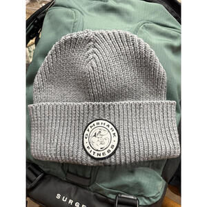 Gymshark Legacy Deep Cuff Beanie Light Grey Marl